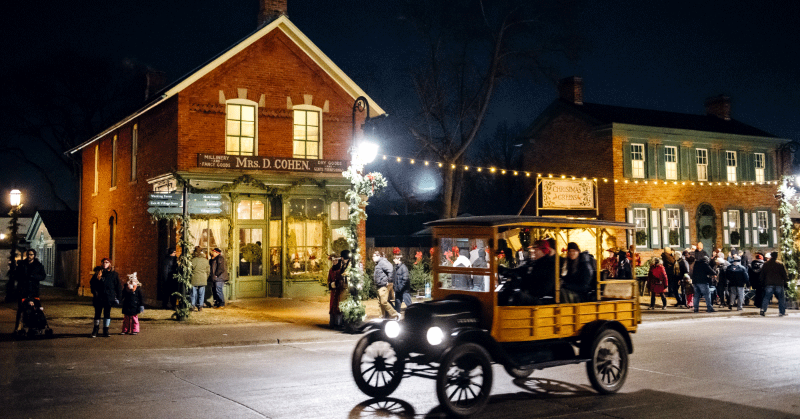 michiganalumni's tweet photo. Greenfield Village is home to one of the country's premier holiday celebrations, featuring everything from ice skating and carolers to historic Model T rides and decorated homes and shops.

Alumni Association members can save 15% on admission or membership via #GoBlueRewards: