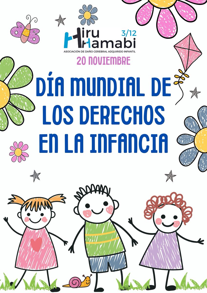 "Día Mundial Derechos infancia", desde Hiru Hamabi | 3/12 seguiremos trabajando para que se cumplan dichos derechos.

<a href="/UNICEF/">UNICEF</a>  España "Defender los derechos de la infancia es la clave para lograr un futuro mejor, hoy, mañana y en adelante."

unicef.org/es/dia-mundial…