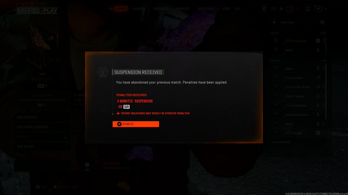 CodeFinest's tweet image. Red Card Hardpoint first match of BO6 Ranked