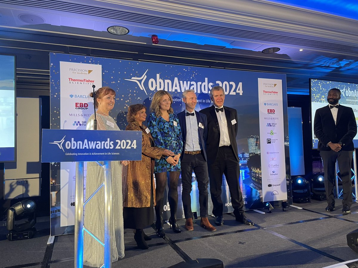 Congratulations to the WINNER Novai for the Best Early Stage Medtech Company, kindly sponsored by Pennington Manches Cooper. #OBNAwards