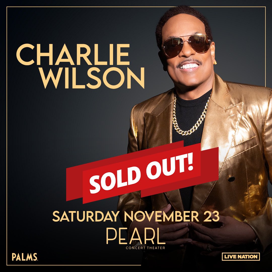 Charlie Wilson (@charliewilson) on Twitter photo SOLD OUT! Can’t wait to see y’all this weekend at <a href="/Palms/">Palms Casino Resort</a> in Vegas!🎶🕺🏾
<a href="/PMusicGroup/">P Music Group</a> SOLD OUT! Can’t wait to see y’all this weekend at <a href="/Palms/">Palms Casino Resort</a> in Vegas!🎶🕺🏾
<a href="/PMusicGroup/">P Music Group</a>