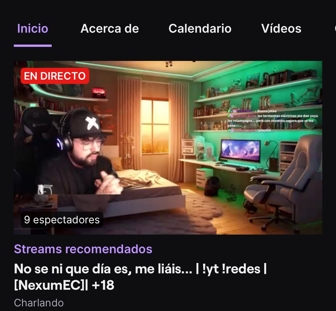 Tiesos yo ahora mismo no estoy !! Pero este gran señor @xPAYR0 está en directo !!! Pasad y saludarle que no cuesta nada !!!