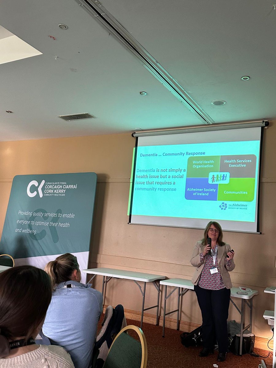 sins_eire's tweet image. Fantastic @_ISCP_ funded afternoon of CPD in Cork on Dementia Care in the Community. A wealth of interdisciplinary knowledge in the room & great talks from Sarah Shanahan, @alzheimersocirl , @TonyFoleyUCC @TrishLyons4 & Ciara O Neill, OT.
#patientcentred #teamwork #dementia
