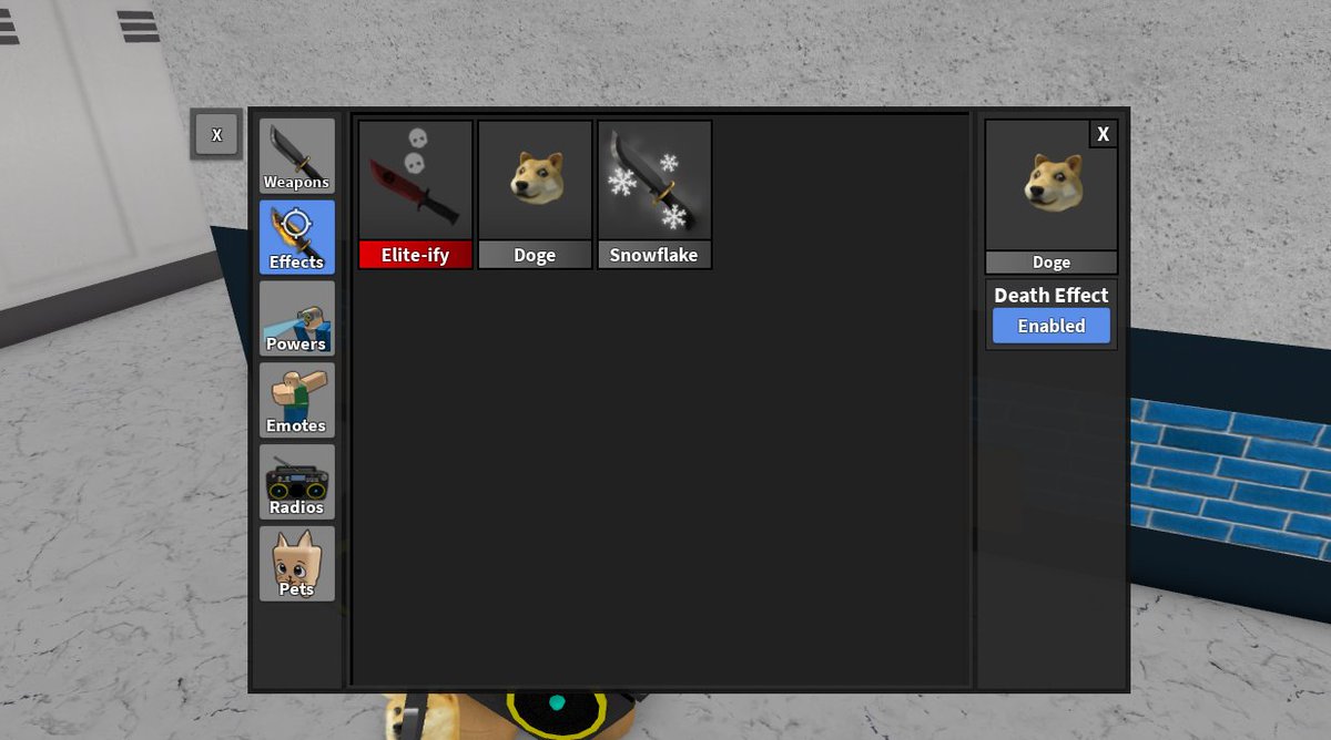 jona_ugc's tweet photo. Just found the doge effect in my old account :O
Pls add effect trading 😘

#roblox #mm2 #doge https://t.co/woMW3cpQJe