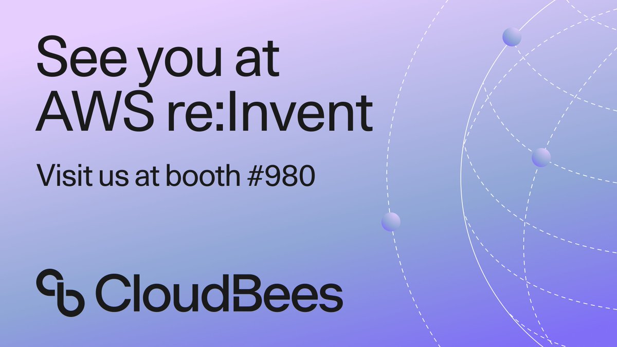 The CloudBees team is excited to be sponsoring #AWSreInvent from Dec 2-6 in Las Vegas! 🎲 🎰

Come visit us at booth # 980. Looking forward to connecting in-person and learning a lot about the latest and greatest in the AWS world.