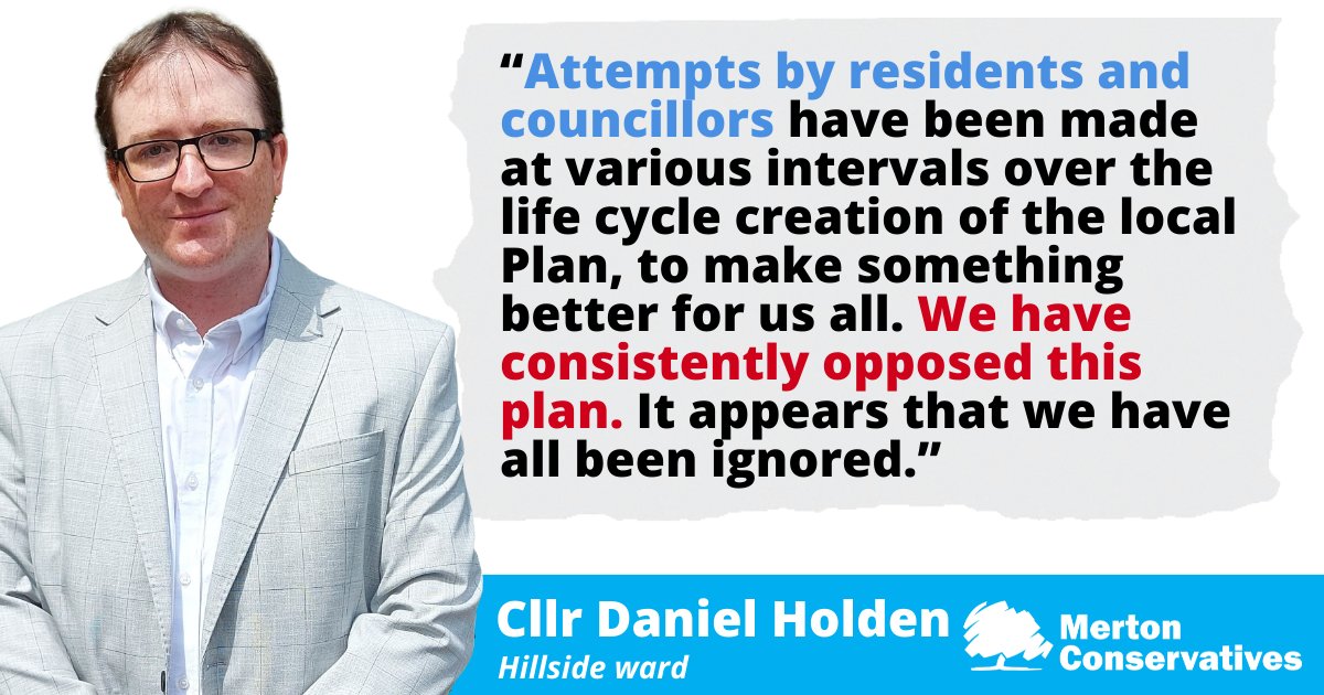 MertonTories's tweet image. #Labour has failed to listen to residents and this unpopular, unwanted #LocalPlan is the result