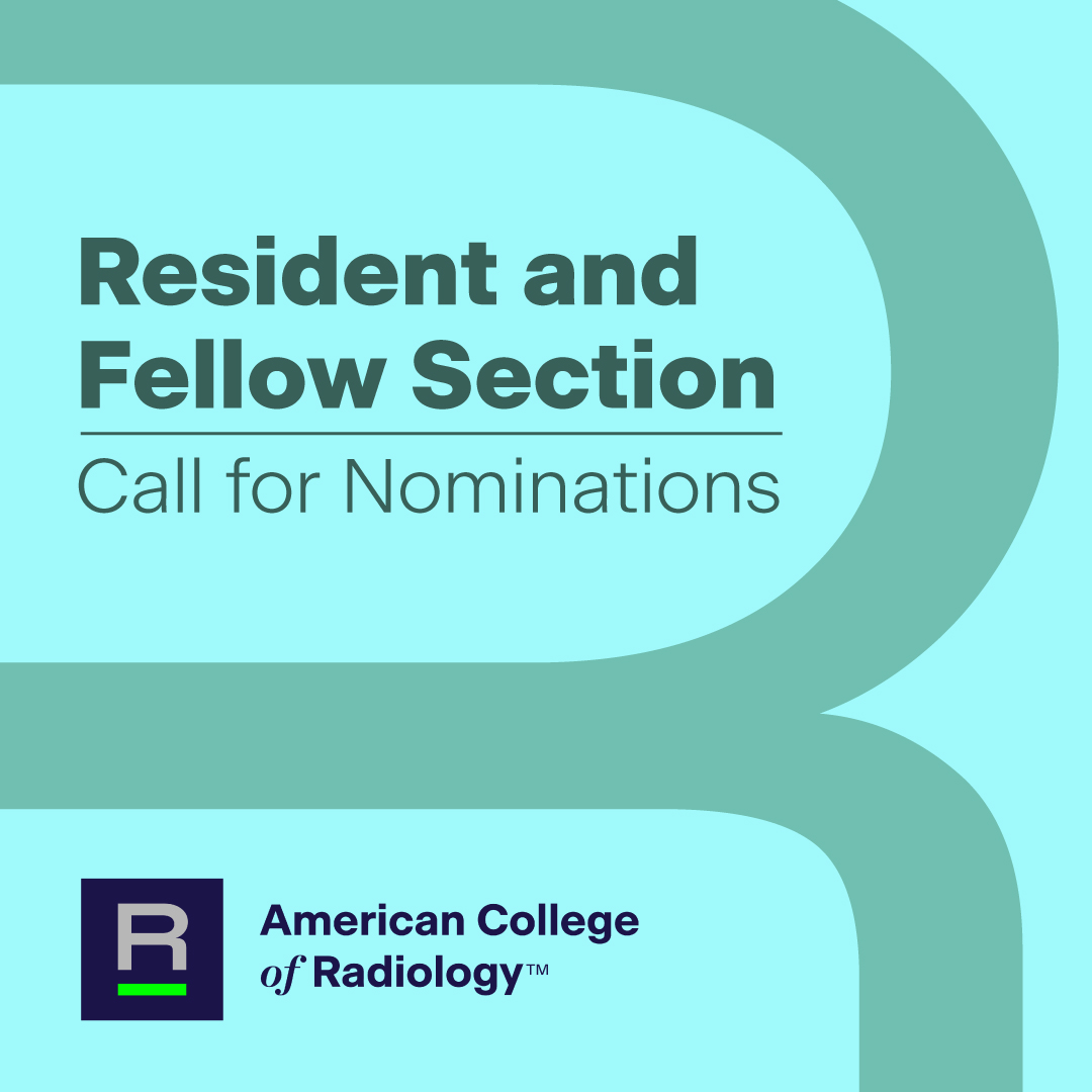 ACR RFS (@acrrfs) on Twitter photo βοΈ Represent RFS at #ACR2025
βοΈ Hold a seat on <a href="/RadiologyACR/">American College of Radiology</a> Council
βοΈ Make invaluable connections w/ peers & leaders
Submissions for our #ACRRFS Call for Nominations are due 12/15! Make yours ASAP:
bit.ly/3N43bF0 βοΈ Represent RFS at #ACR2025
βοΈ Hold a seat on <a href="/RadiologyACR/">American College of Radiology</a> Council
βοΈ Make invaluable connections w/ peers & leaders
Submissions for our #ACRRFS Call for Nominations are due 12/15! Make yours ASAP:
bit.ly/3N43bF0