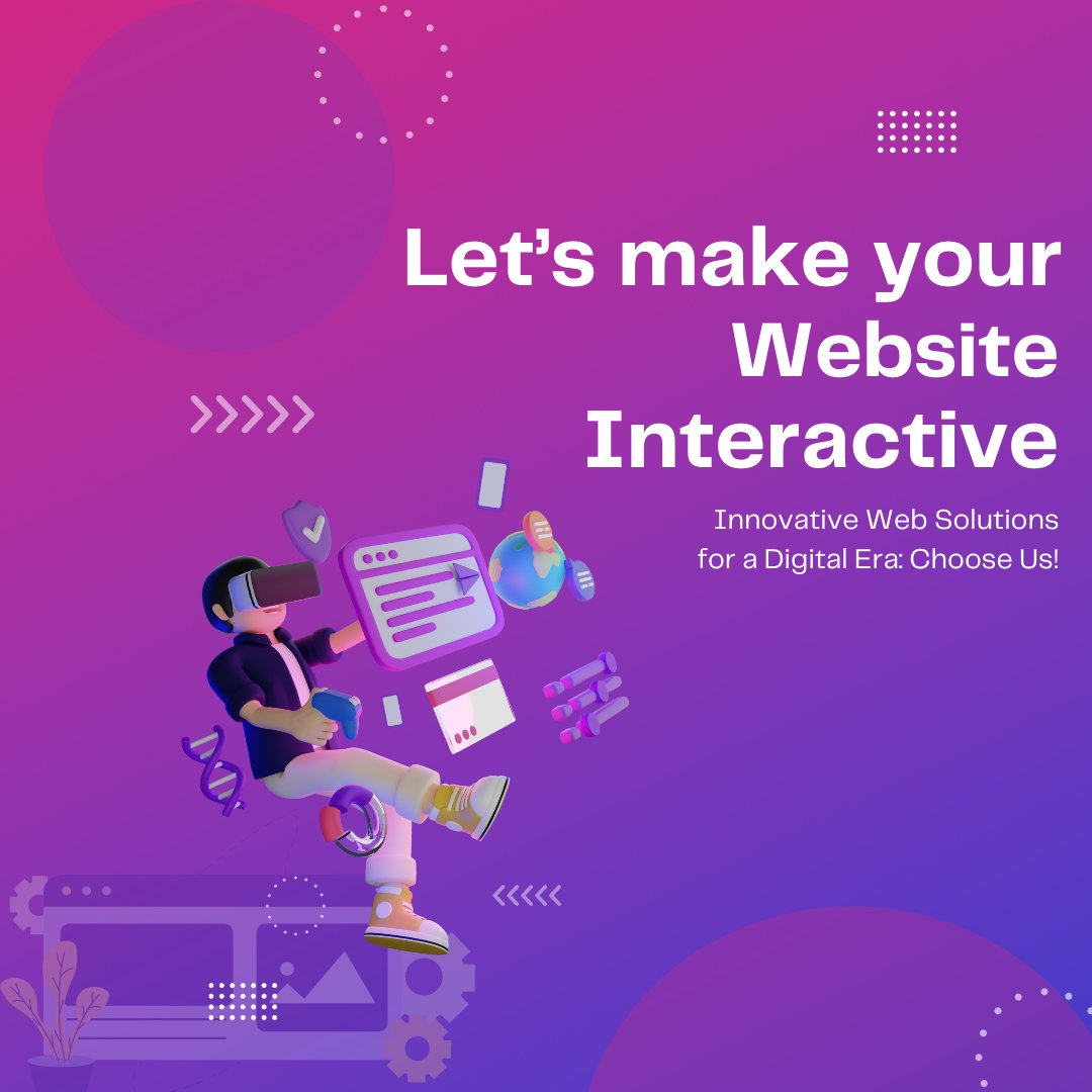 "We breathe life into pixels. Let our web design services transform your ideas into an interactive and visually striking reality. ✨💻 #PixelPerfection #WebDesign"