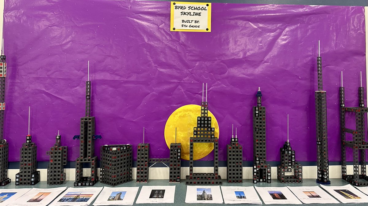 5th Grade students completed the Sphero Blueprint Challenge #1- Iconic Skyscrapers