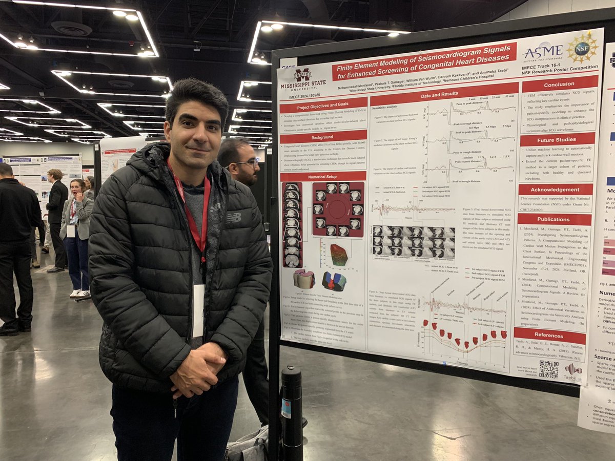 Taebi Lab (@taebilab) on Twitter photo Today, <a href="/Mo_Monfared/">Mohammadali Monfared</a> gave an excellent oral presentation on cerebral aneurysm hemodynamics and a poster on modeling neonatal cardiovascular vibrations. The poster presentation is funded by <a href="/NSF/">U.S. National Science Foundation</a>. Great job, Ali! Today, <a href="/Mo_Monfared/">Mohammadali Monfared</a> gave an excellent oral presentation on cerebral aneurysm hemodynamics and a poster on modeling neonatal cardiovascular vibrations. The poster presentation is funded by <a href="/NSF/">U.S. National Science Foundation</a>. Great job, Ali!