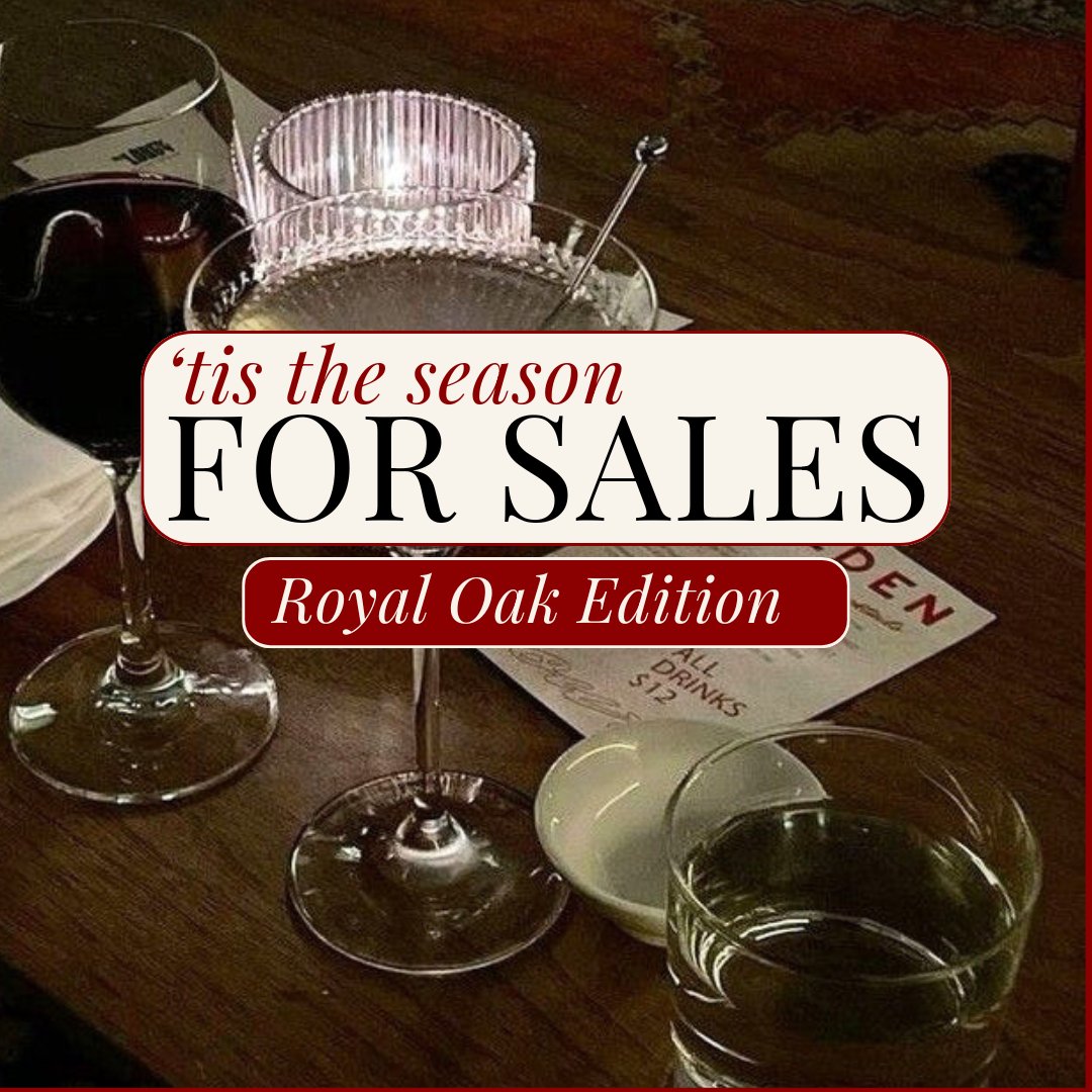 WCLC_Fraser's tweet photo. 'Tis the season for sales! Check out all the awesome products we have for sale at our Royal Oak location.🍷

#shoplocal #sale https://t.co/xFtNLhDOtM