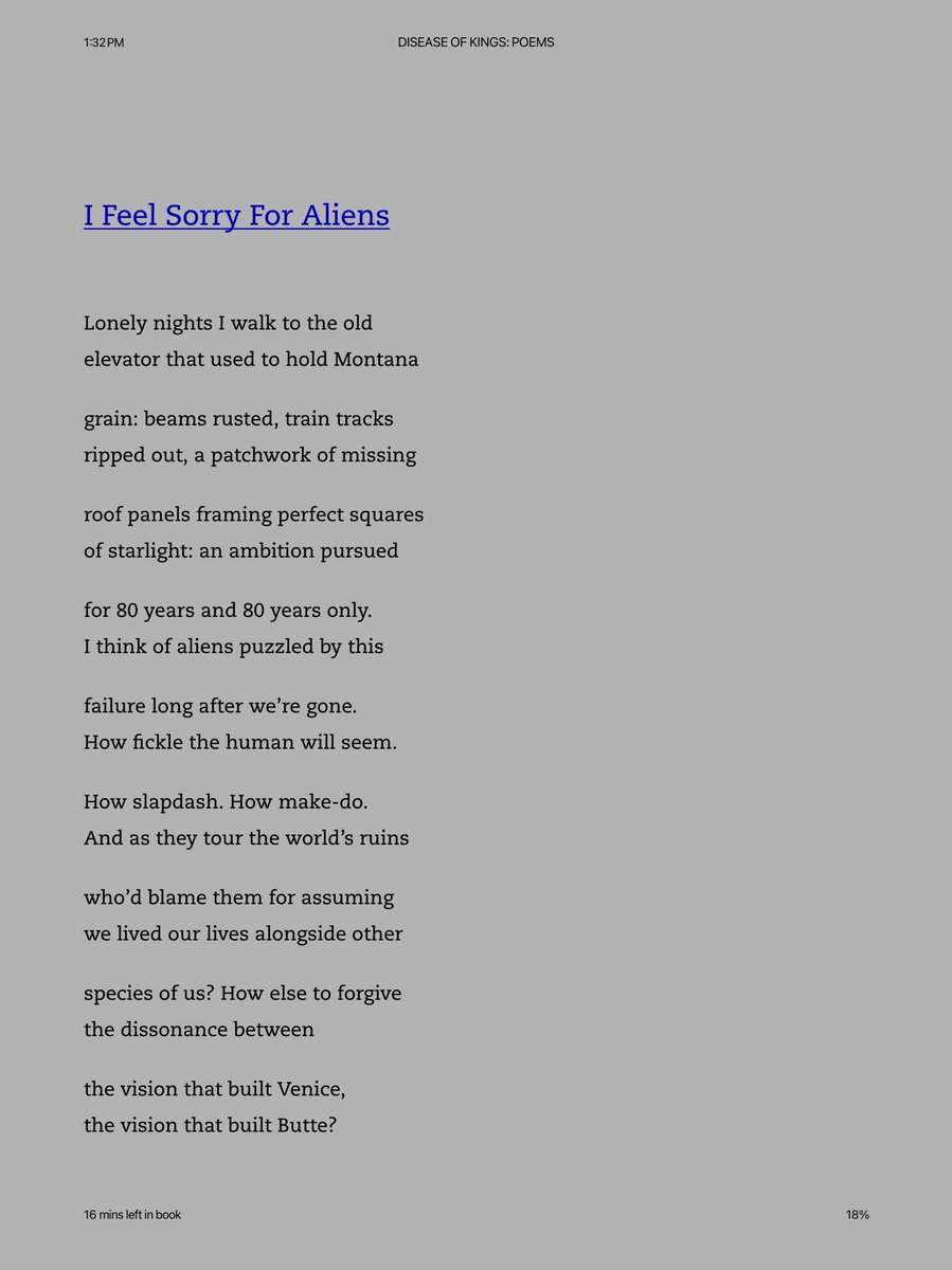 Anders Carlson-Wee, “I Feel Sorry for Aliens” [from Disease of Kings]

How fickle the humans will seem.