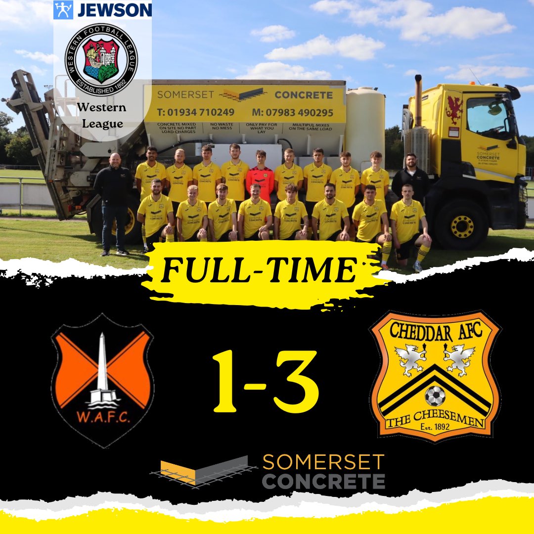 It ends here with Cheddar advancing 1-3 against <a href="/Wellington_AFC/">Wellington AFC</a> in the <a href="/_WesternLeague_/">Western League</a> Les Phillips Cup.

Belief that we can do it against anyone! 

Good to see 2 of the <a href="/CheddarU18s/">Cheddar FC U18s</a> making appearances.

<a href="/swsportsnews/">South West Sports News</a>