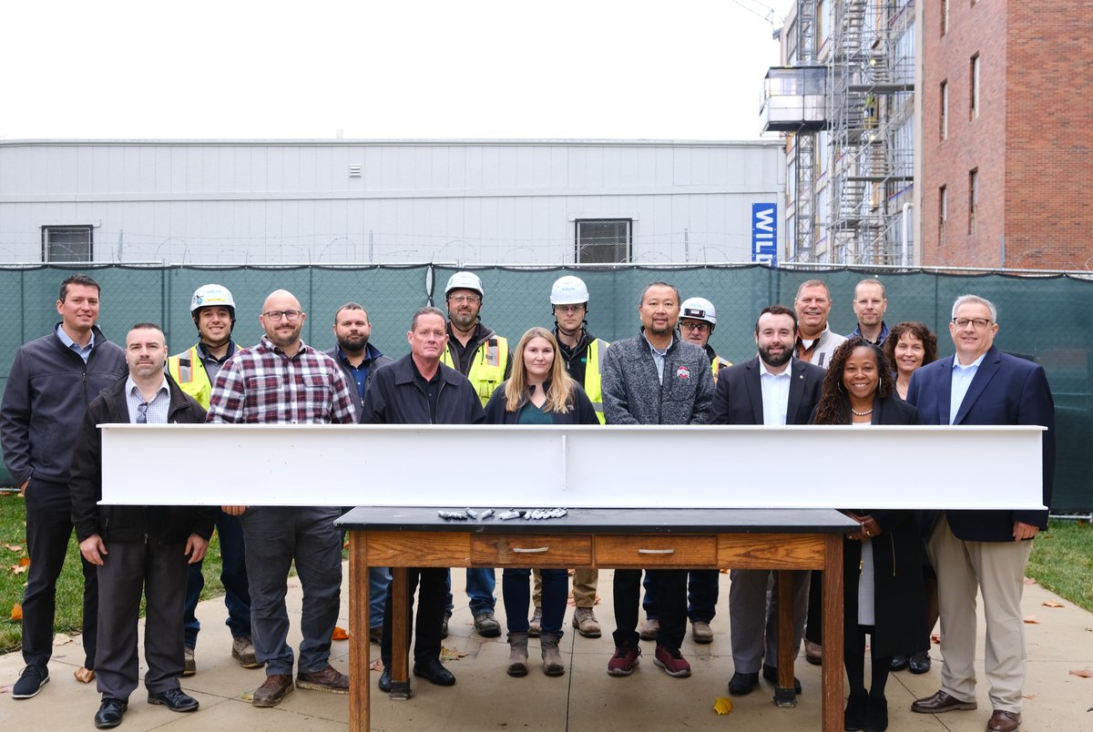 OSUengineering's tweet image. This morning, we celebrated a milestone in the construction of BMEC Phase 2, the Gateway to Engineering. Dean Ayanna Howard &amp;amp; others signed the final beam to be put in place later this month, signifying completion of the structural framework 🏗️ buildingthefuture.osu.edu/bmec