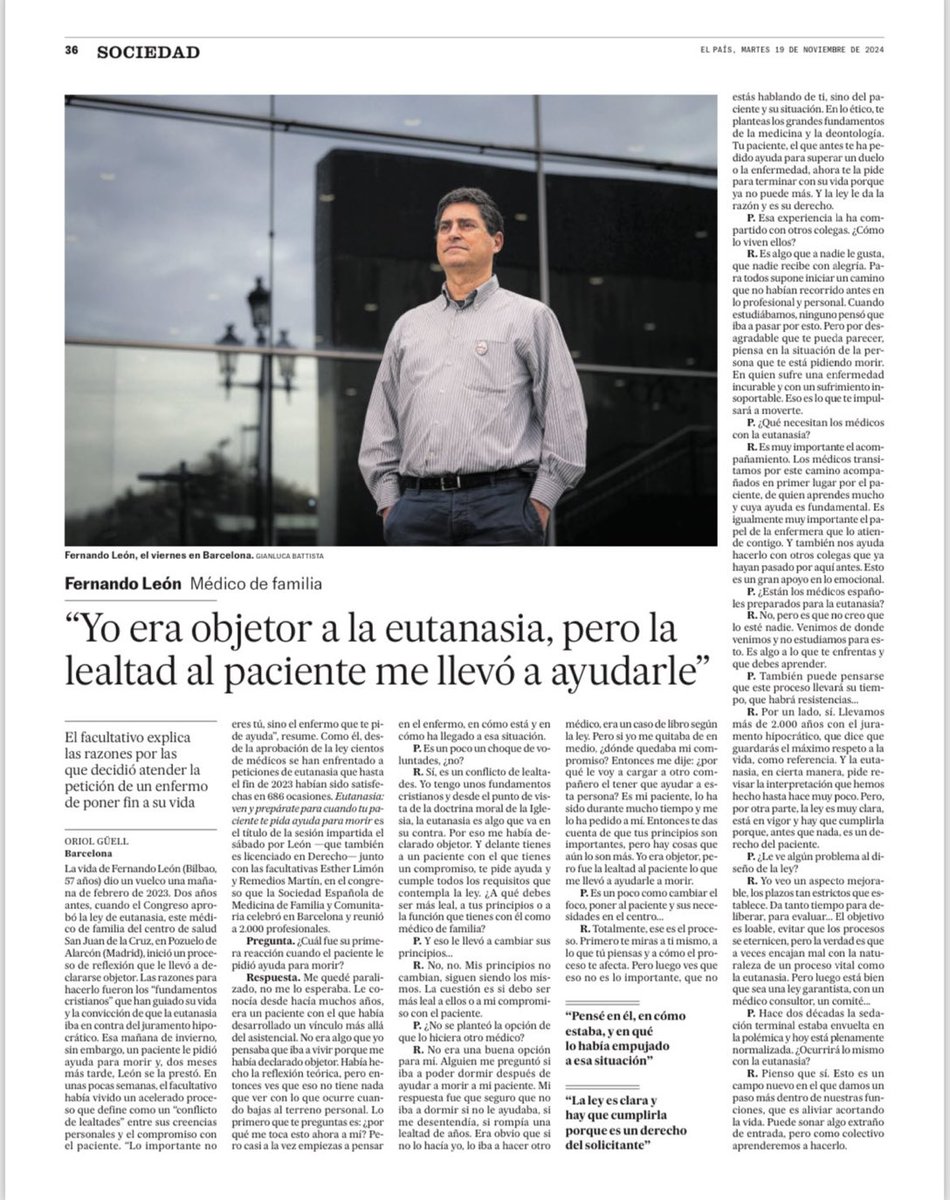 ¿Qué es más importante las creencias del médico o la lealtad al paciente?

Responde <a href="/fleonvaz/">Fernando León</a> (que sabe mucho de medicina, #bioética y derecho) con su testimonio personal.