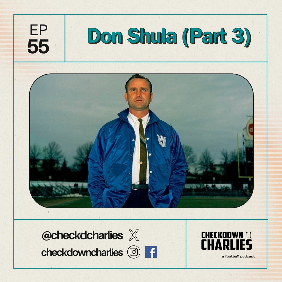 CheckDCharlies's tweet photo. Latest 2 episodes on Don Shula available for download

SPOTIFY: https://t.co/sMLij1Y3GP

https://t.co/XzDQxZ8YML

APPLE: https://t.co/Lu0fdc7nhL

https://t.co/6u91RvMI1t https://t.co/TGEYMan7hl