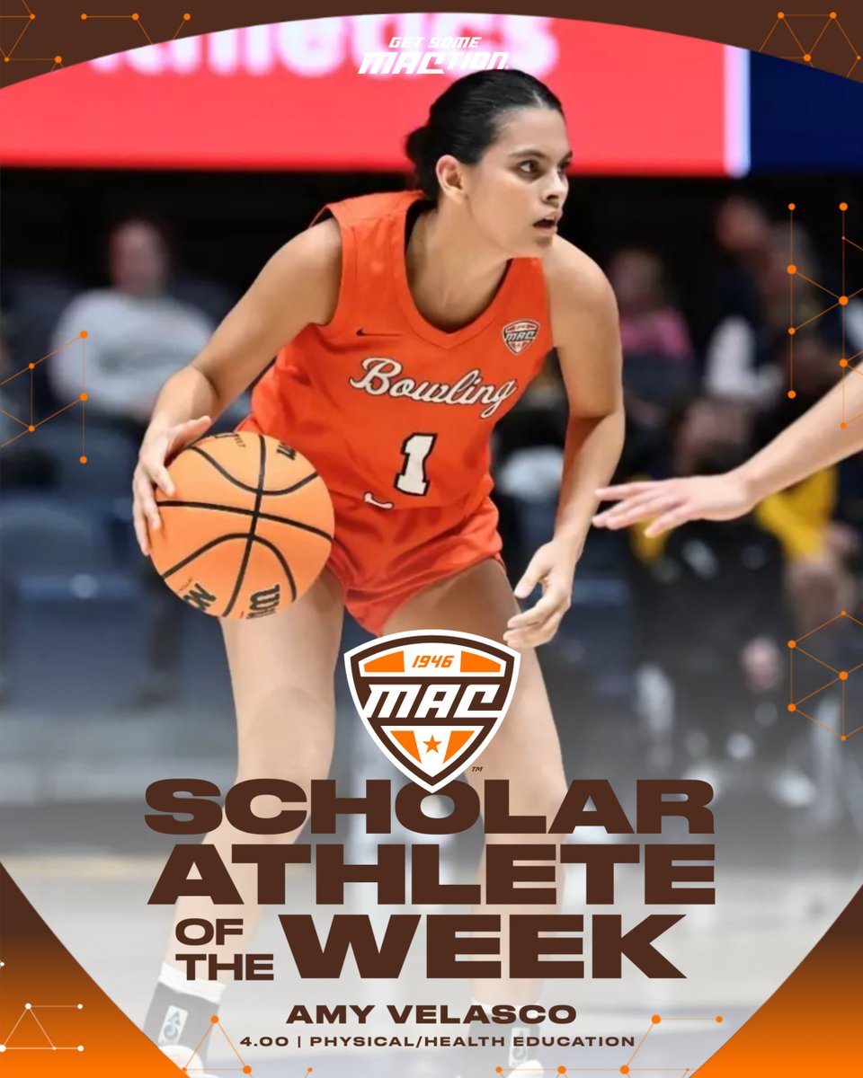 Amy Velasco
4.00 GPA
Physical Education &amp; Health Education

Amy Velasco led the Falcons in scoring and assists last week, with 25.0 points and 4.5 assists per contest. Velasco shot over 60 percent from the field, going 17-for-28 in the two games. She hit six of her nine