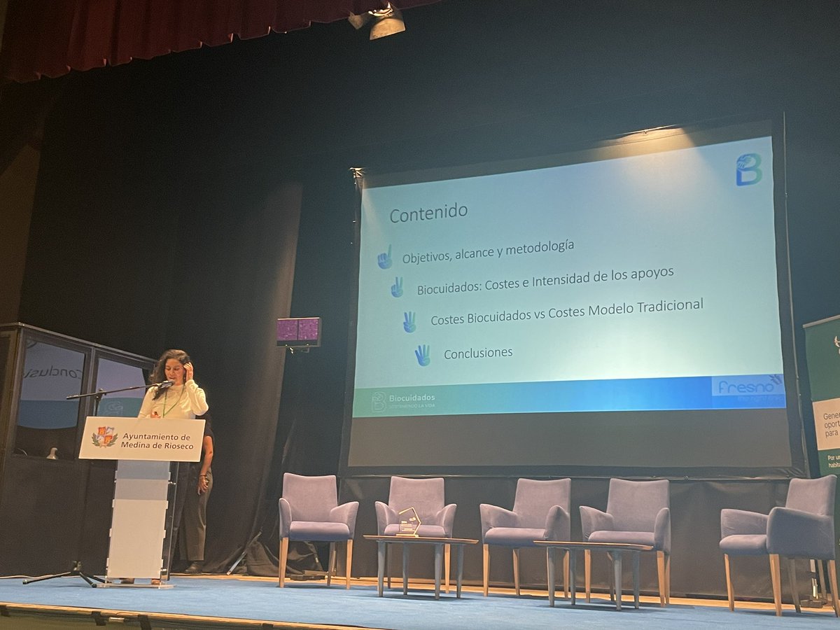 El modelo #biocuidados es sostenible y eficiente, el coste depende la
Intensidad de los apoyos porque cada persona es única, este enfoque que mejora la calidad de vida de las personas cuesta menos que la institucionalización. Encantadas en fresno_es de abordar la eval económica