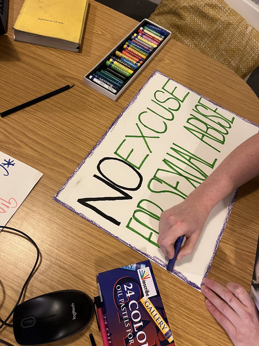 Save the date! We have been making placards for the Candlelit Vigil on Monday 25th November to honour those affected by domestic and sexual violence. Join us and other organisations across Bristol in calling for an end to violence against women and girls #NoExcuse