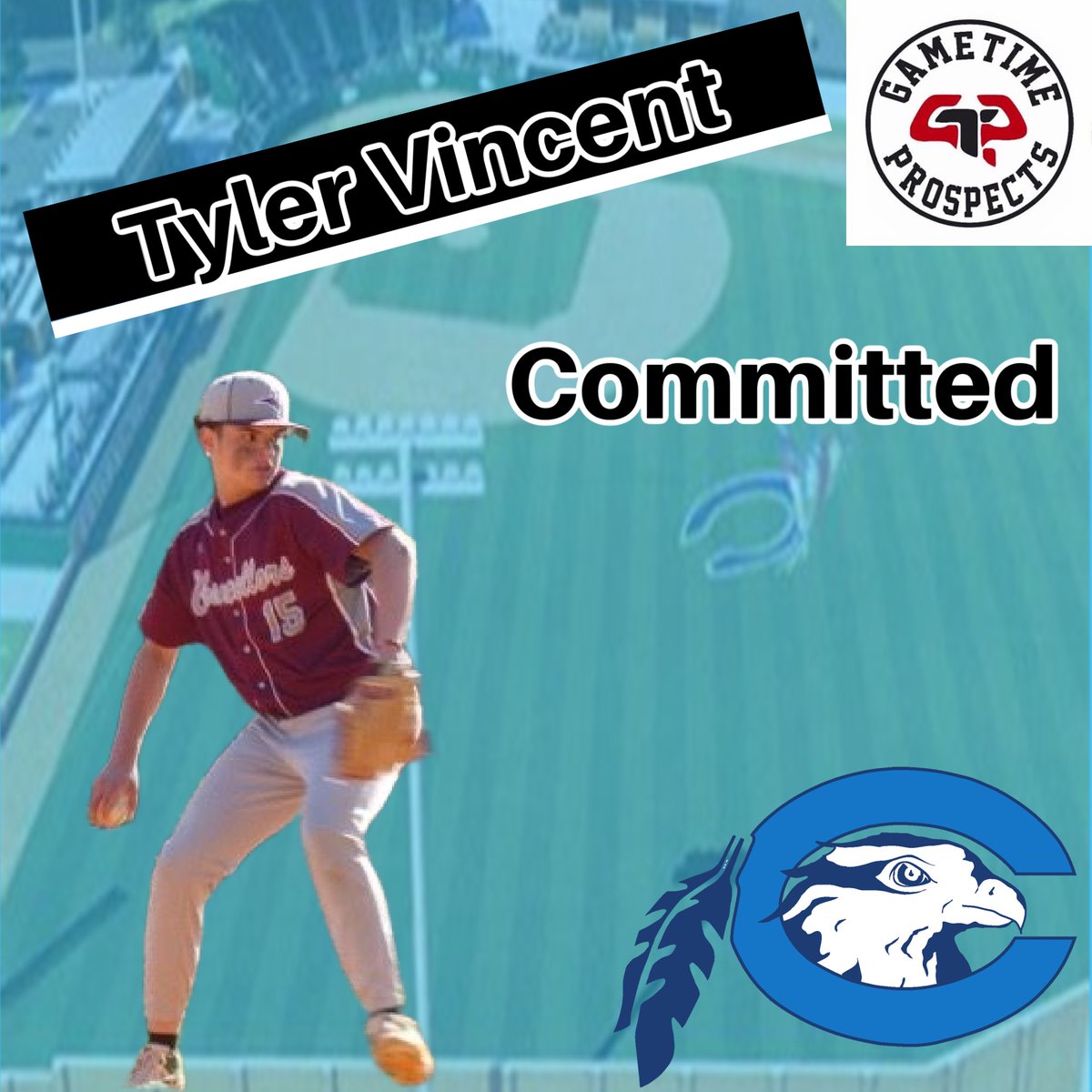 Congratulations to Gametime Prospects player Tyler Vincent  (RHP ) class of 2025 from Rolesville High School on his commitment to Chowan College.  We wish you the best in furthering your baseball and academic career.