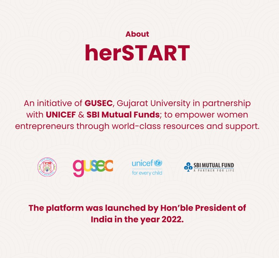 kumarmanish9's tweet photo. RT: Exciting opportunity for a woman entrepreneur with an innovative idea.
#herSTART platform can help you with funding, mentorship, industry connections, and more! 🌟
🔗 Apply now: https://t.co/JErUYyVvBe
📅 Deadline: November 25, 2024
by @GUSECIndia | @UNICEFIndia | @SBI MUTUAL FUND