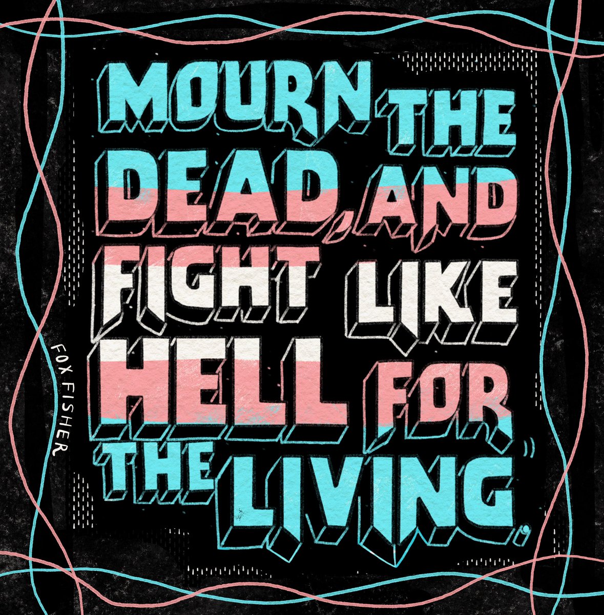 Today we celebrate the lives of our trans and non-binary siblings that were cut short 🏳️‍⚧️✨ Rest in Pride 💜 Rest in Power 💜 (based on a quote by Mother Jones) ‘Mourn the dead and fight like hell for the living’