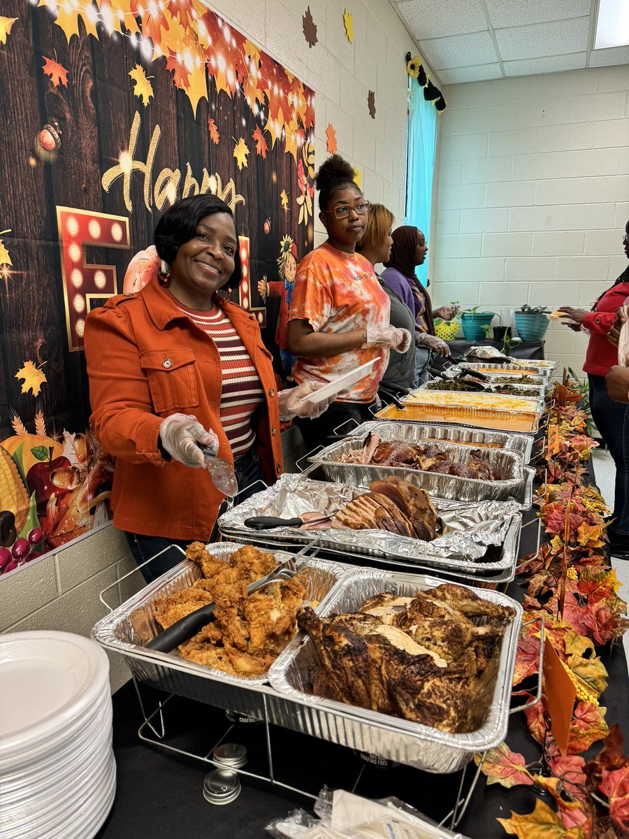We enjoyed our Staff Thanksgiving Luncheon today - thank you Ms. Walker-Francis for organizing this delicious event! #ilovedcsd <a href="/DeKalbSchools/">DeKalb Schools, GA</a>