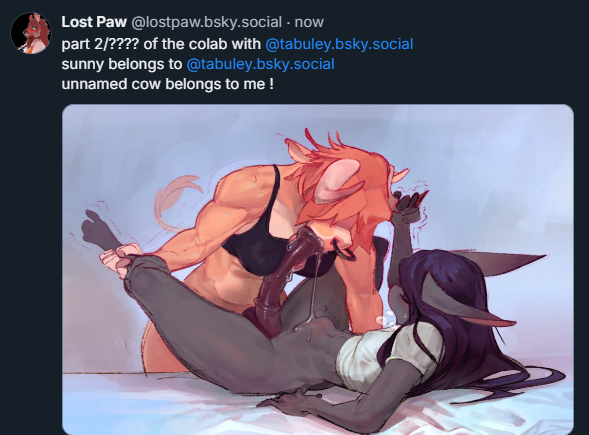 lost_paw's tweet photo. part 2 of the colab with @TabuleyAnim !
come see the full image over on BS
https://t.co/Vuzqirmdan
and follow Tabuley over on BS too! 
https://t.co/8j6jjRJrA5 https://t.co/9ZHwiHWgJx