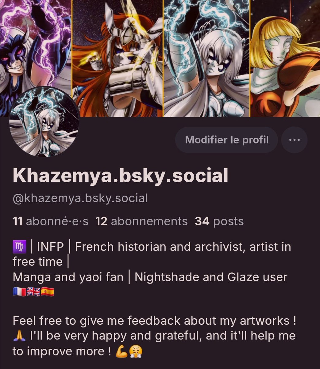 Hello! 
I'm thinking of leaving X, cuz it's no longer with my values. Now, I'm trying Bluesky and I'll be more active there. If you want to follow me on this social network, here's my profile. 👇
I'll be happy to meet you there to share more drawings! 🥰
bsky.app/profile/khazem…