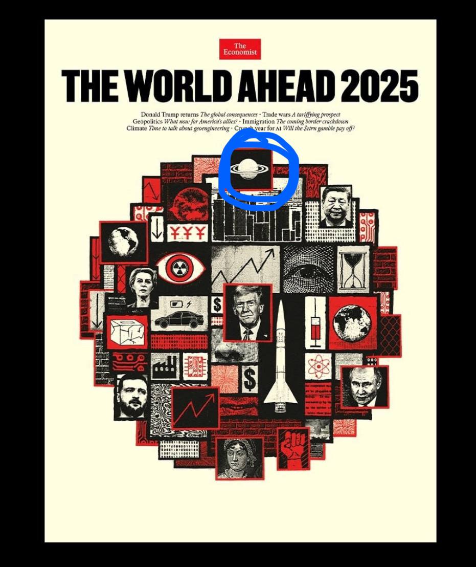 pauloricci8kk's tweet photo. $ANUS
What else do you see at The Economist cover?
#uranus #brockpierce #planet7 https://t.co/IoyHhHWsBY