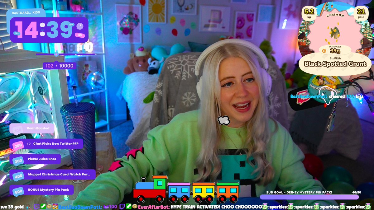 elizabethtwitch's tweet photo. There's a 🥳 HYPE TRAIN 🥳 happening over on Twitch right now, which means Liz is probably getting overwhelmed! Go check it out!

https://t.co/7SuvM8yVp0 https://t.co/pfOaUoFk0a