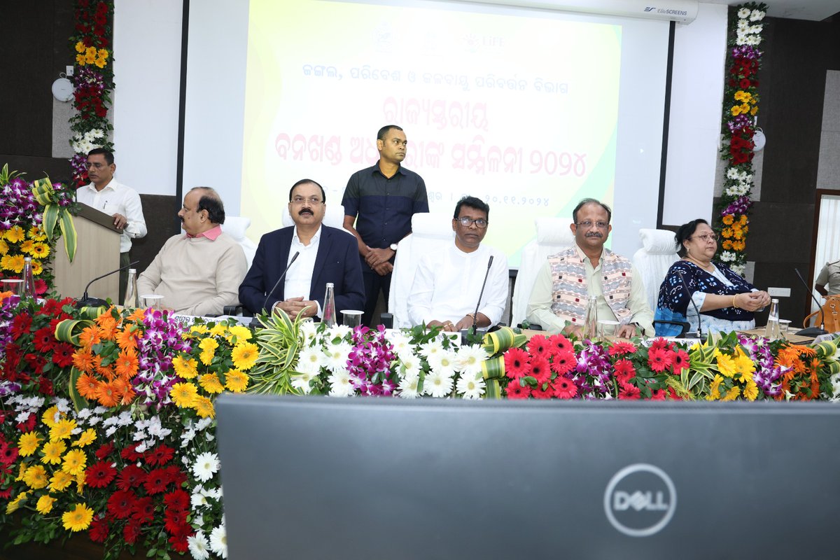 Odisha Forest, Env. and Climate Change Department (@forestdeptt) on Twitter photo The State Level DFOs Conference inaugurated by Sri Ganesh Ram Singh Khuntia, Hon'ble Minister,FE &CC at Aranya Bhawan, Bhubaneswar in presence of <a href="/satyabrata1967/">Satyabrata Sahu</a>, IAS, ACS, FE &CC Deptt, PCCFs along with Sr officers of FE &CC Deptt, RCCFs & all DFOs today. The State Level DFOs Conference inaugurated by Sri Ganesh Ram Singh Khuntia, Hon'ble Minister,FE &CC at Aranya Bhawan, Bhubaneswar in presence of <a href="/satyabrata1967/">Satyabrata Sahu</a>, IAS, ACS, FE &CC Deptt, PCCFs along with Sr officers of FE &CC Deptt, RCCFs & all DFOs today.