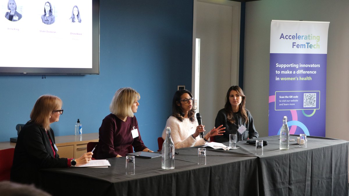HINSouthLondon's tweet photo. It was a pleasure to be joined by many of our partners for Day Two of #AcceleratingFemTech onboarding.  

Our cohort attended a programme of thought-provoking talks, including a panel on National Women’s Health Work from @Gateshead_NHS, @kingshealth, @dhiscotland and @DHealthLDN. https://t.co/99vGx0IClh