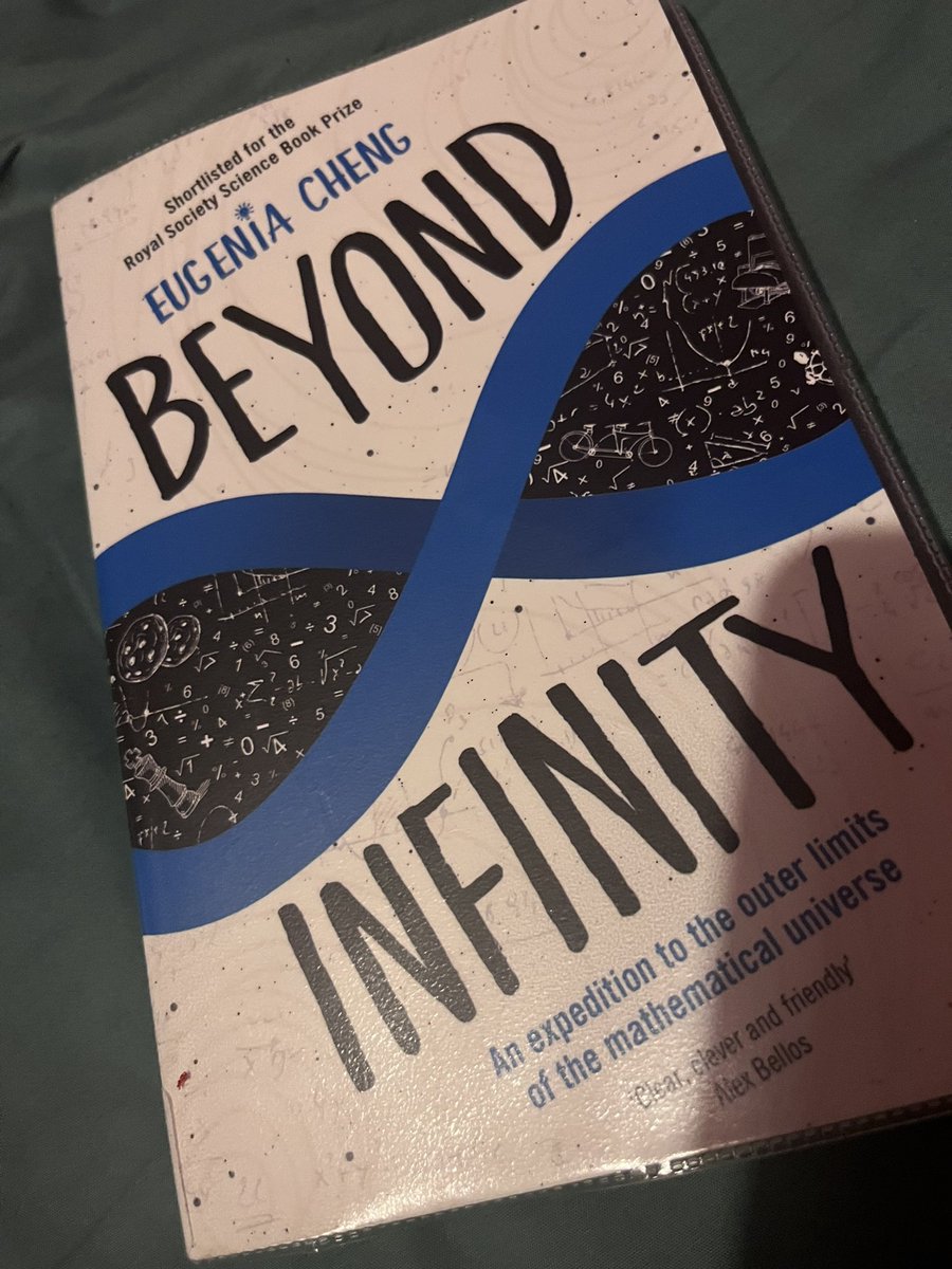 Unsurprisingly mathsy. Had to skip through some bits 🤯. Also some fascinating sections. Never ending cake! 🍰