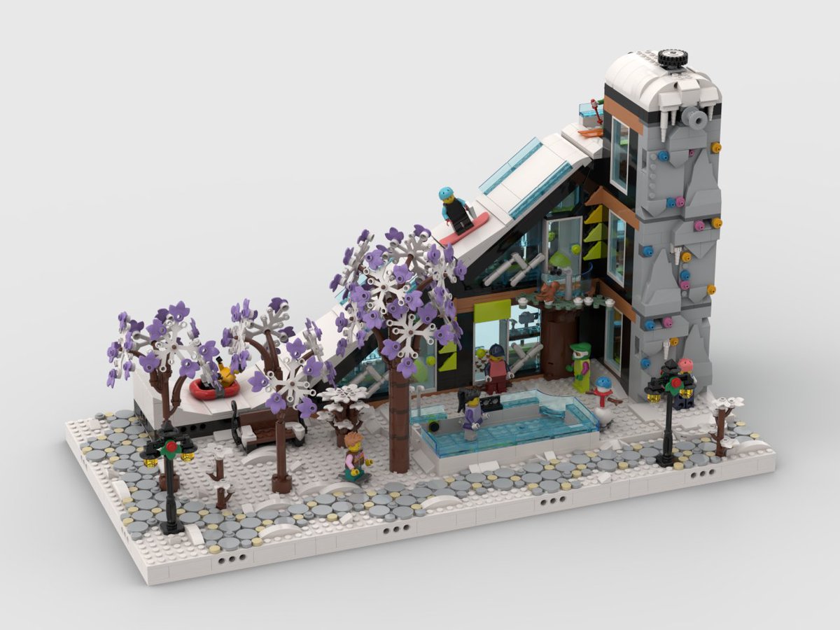 GabizonGuy's tweet photo. Winter Village Display for set 60366 - Ski and Climbing Center
Instructions available here: https://t.co/HEoWsyqsjY
Base size: 64X32 stud

#Lego #Legowinter #legowintervillage #Lego60366 #Legocity #Legomoc https://t.co/wt0KPDw1iY
