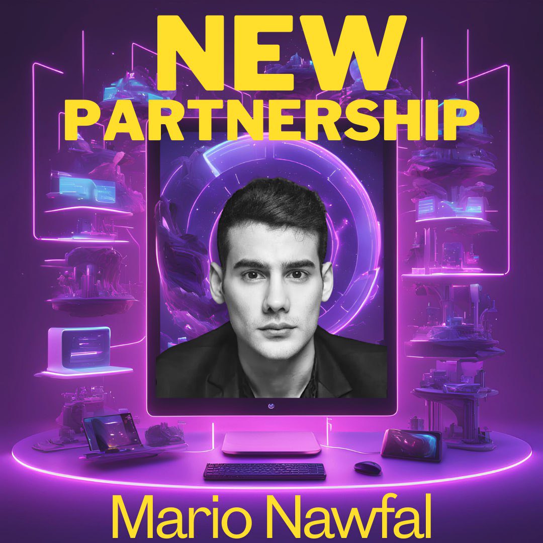 Strategic Partnership: AI Companions & Mario Nawfal🚀 The AI Companions  ($AIC) team is beyond thrilled to unveil a strategic partnership with one  of the most influential figures in crypto, technology, and global