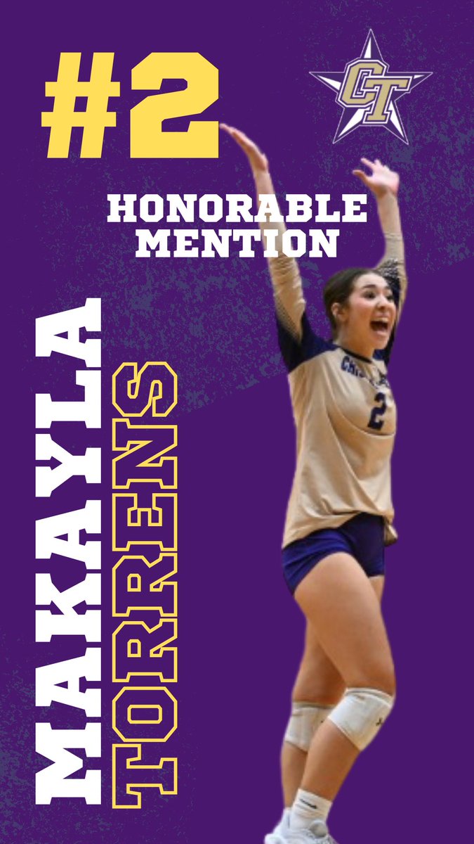 Congrats Mikayla Torrens. Honorable Mention All District. A job well done. Rangers Ride! <a href="/ChisholmTrailHS/">CTHS</a> <a href="/emsisdathletics/">EMS ISD Athletics</a> <a href="/GMsportsmedia1/">GM Sports Media</a> <a href="/TorrensMikayla/">Mikayla Torrens</a>