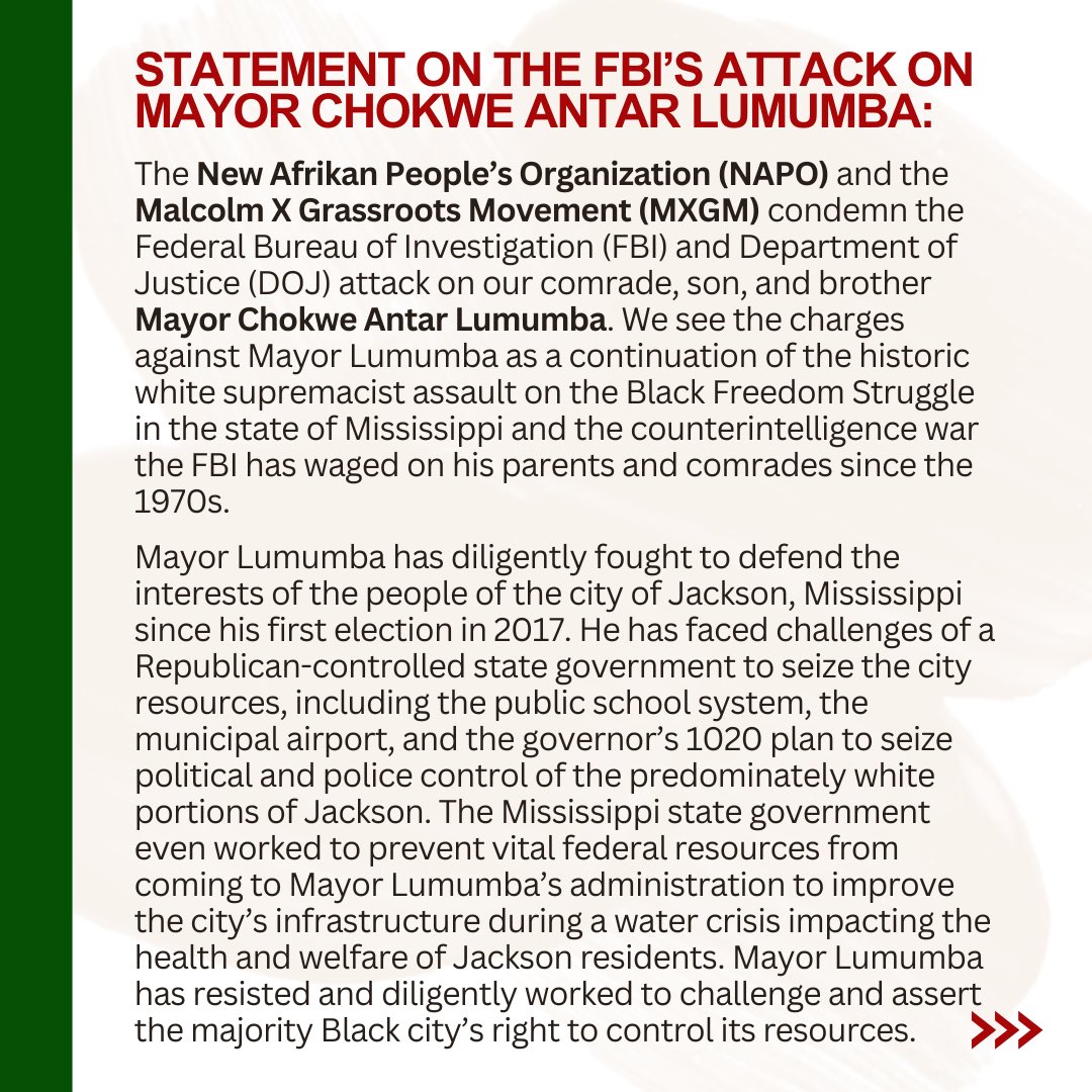 Free The Land! By Any Means Necessary! tweet media