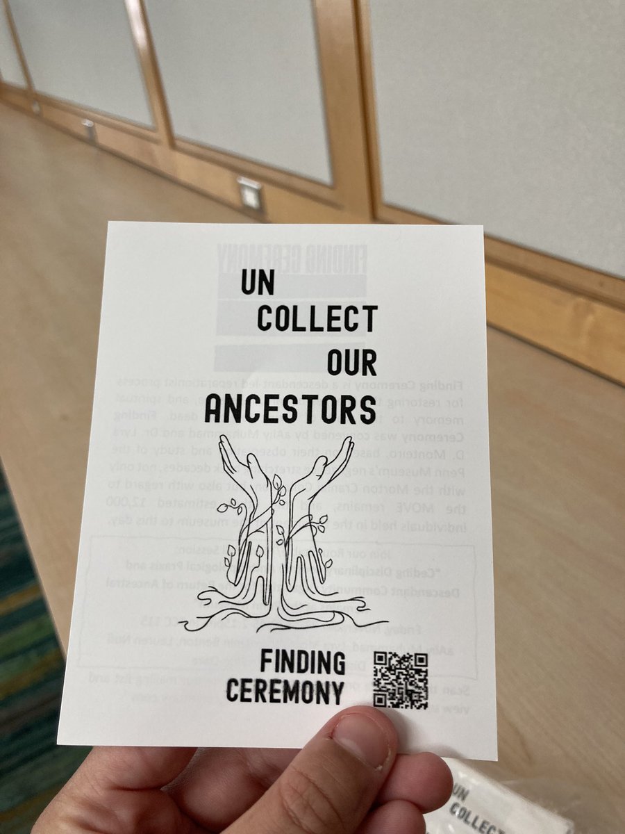 lenofi's tweet photo. If you see me at #AAA2024 #praxis grab a leaflet! (Or five.) Share them with your networks! We’d love to see you on Friday! #FindingCeremony https://t.co/YALCsNIKC9
