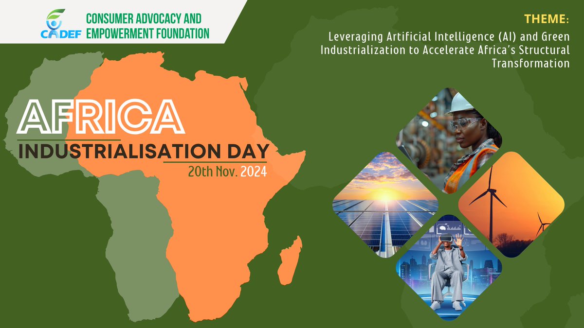 cadef_ng's tweet image. Let’s innovate, transform, and elevate Africa’s industrial presence on the global stage. Together, we can make this vision a reality!

#Africa #ArtificialIntelligence #StructuralTransformation #AIW #AID #CADEFNG #AU