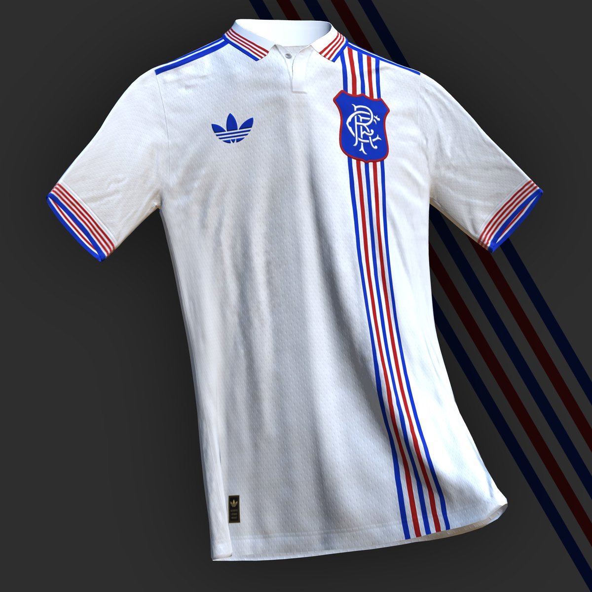 RangersKits's tweet image. Adidas Trefoil X Concept Away Kit