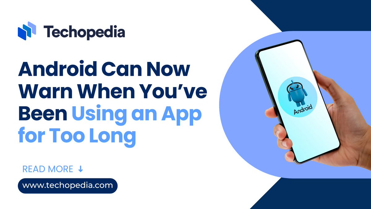 techopedia's tweet image. A new Android feature shows attempts to get you off apps that you may use excessively without enforcing strict time limits.
Learn more: bit.ly/4fVxR7K

#AndroidFeatures #DigitalWellbeing #TechBalance #AppUsage #HealthyTech