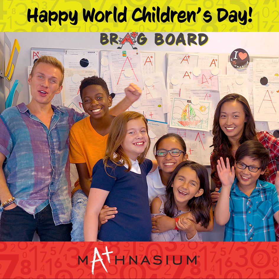 mathnasium_frtx's tweet image. Celebrating the future today! Happy World Children’s Day! 🌟🎉 #Mathnasium #ChildrensDay #InspireYoungMinds