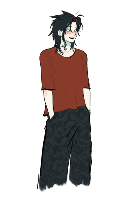 Ooooooh I forgor to introduce him here! This extremely sadistic bitch right here is Kona Raven 