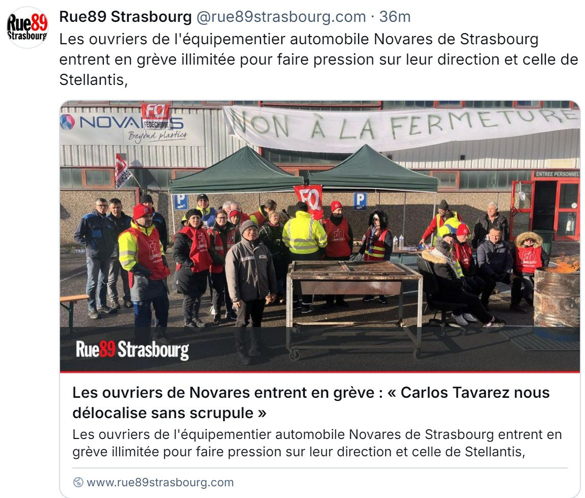 EmmanFernandes's tweet photo. 🔴Bravo aux grévistes de #Dumarey pour leur victoire dans l’obtention de meilleures indemnités de licenciement, et tout en même temps soutien aux ouvriers de #Novares qui entrent aujourd’hui dans la même bataille.
👉 Stop aux aides publiques sans préservation des emplois! https://t.co/u7nAdcH9DV