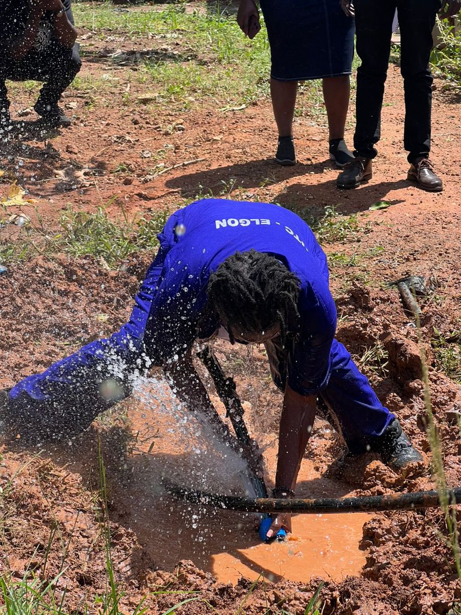 Great to meet Joy, one of the plumbers looking after the water network in Namatumbo. She came to Wales last year as part of the training with <a href="/DwrCymru/">Welsh Water</a> #EPIC’s