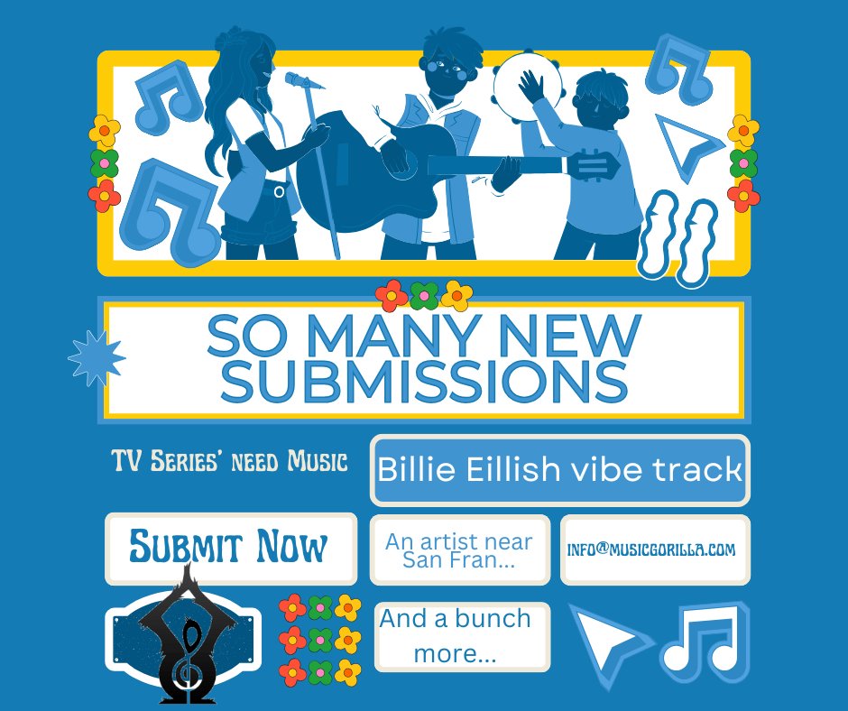 🎶 Indie musicians! 🎬 New submissions for your music in film TV &amp; commercials are here!
🔥 Some current needs
A moody Billie Eilish vibe
A live performance near San Fran
Plus more!
📲 Submit now bit.ly/40TyNVO closing soon! #IndieMusic #SyncLicensing #MusicOpportunities