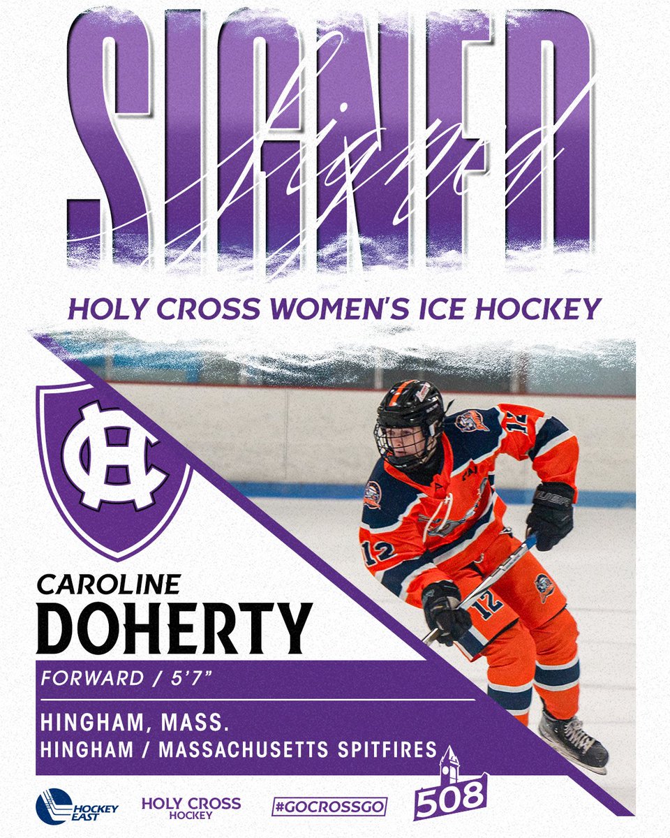 HCrossWHockey's tweet image. Welcome to the Crusader family, Caroline!

#GoCrossGo