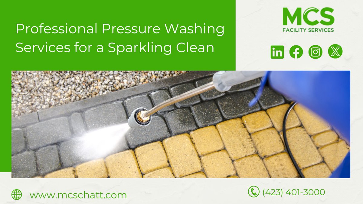 mcs_chatt's tweet photo. MCS wants to help you get your sidewalks, homes, &amp; general surfaces looking their best. Contact Us Today for a Limited-Time Free Estimate on our Pressure Washing / Soft Washing Services. Visit our website: https://t.co/0amY2iA1pl

#CleanSurfaces
#PressureWashingPros
#HomeRefresh https://t.co/z0FJrkgiLU