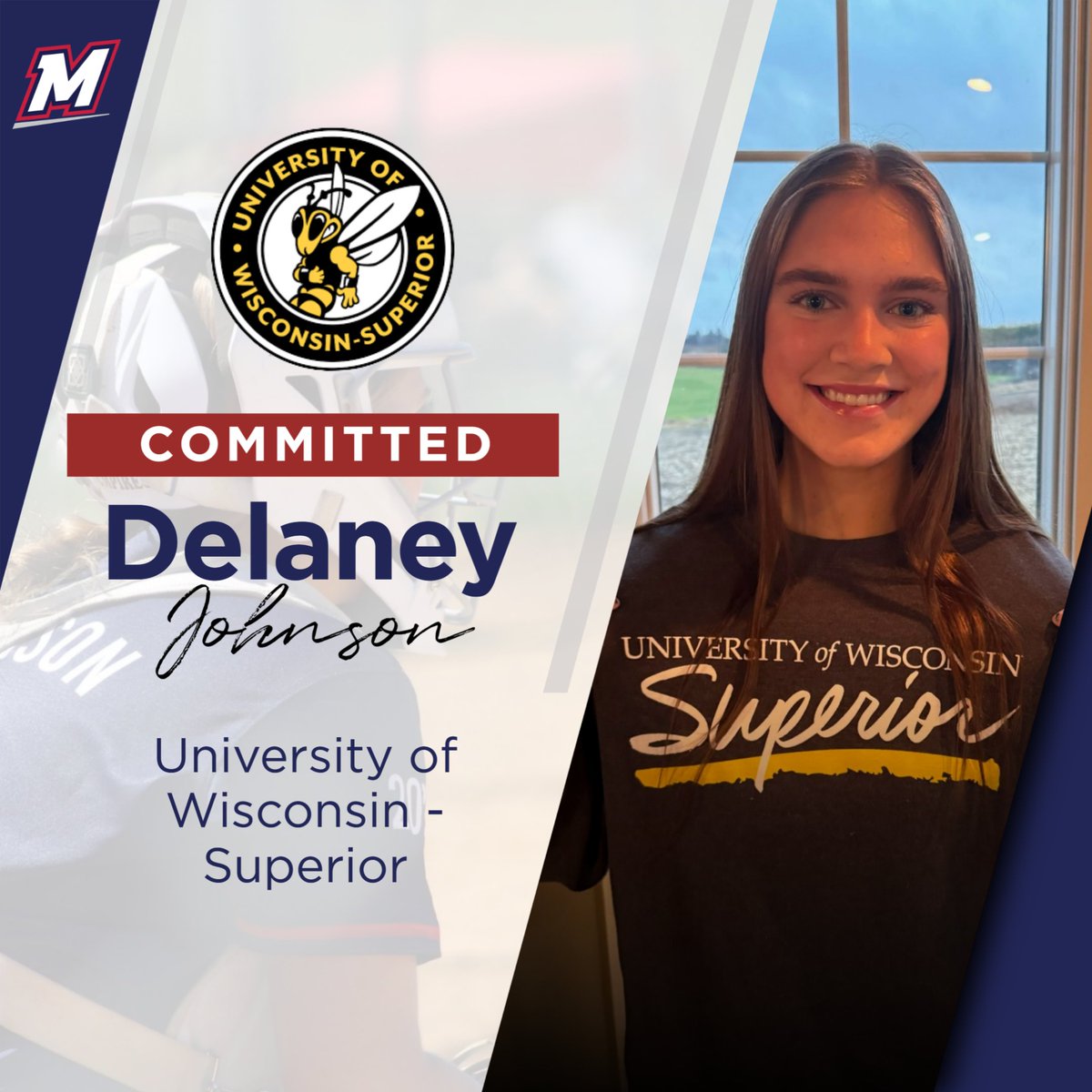 Congrats to <a href="/delaneyjohnsonn/">Delaney Johnson</a> on her commitment to continue her academic and athletic career at <a href="/uws_sb/">UW-Superior Softball</a>! 

We are SO proud of you.